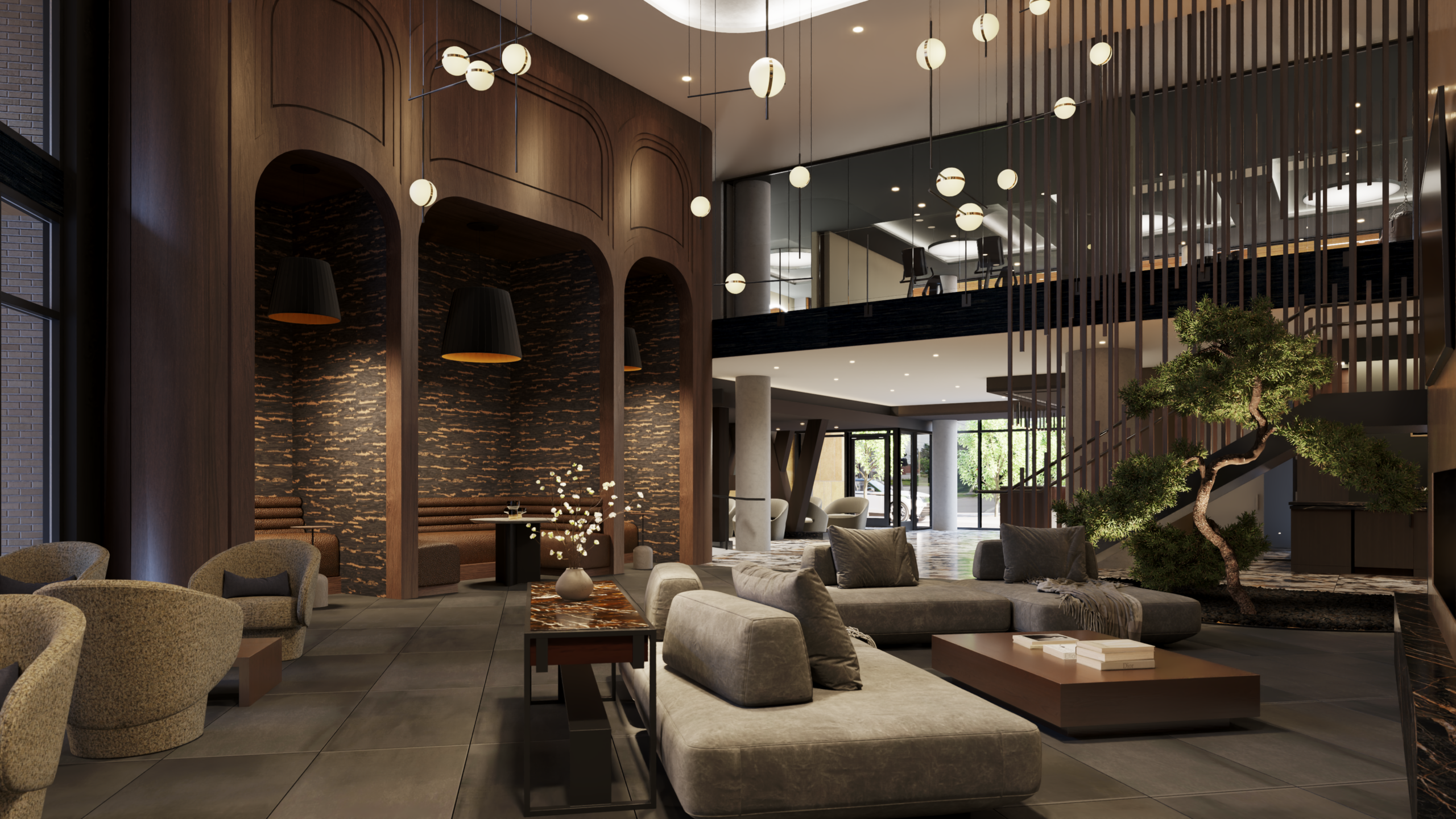 Waldo commercial interior design project by Tran + Thomas Design Studio.